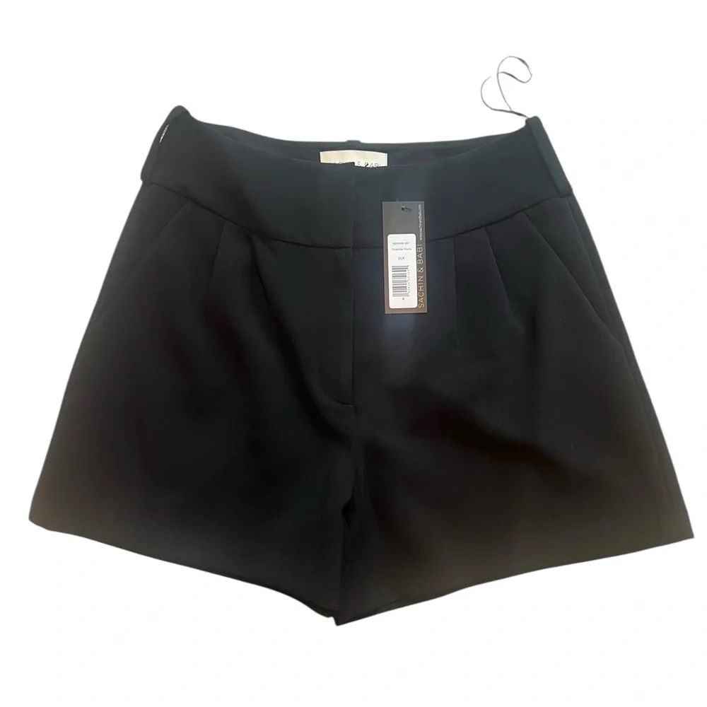 Sachin & Babi Anthropologie Pleated‎ Shorts in Black